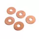 Copper Coin/Sikka with Hole (Pack of 5)